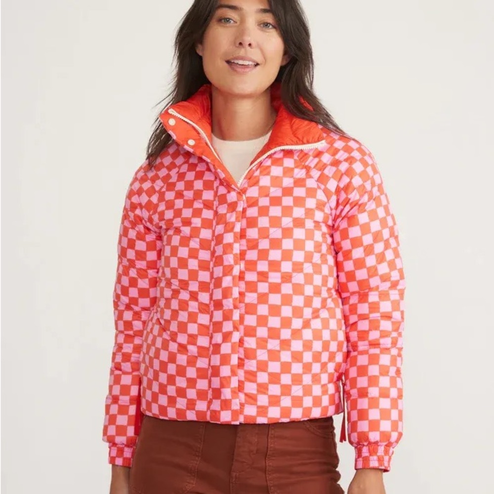 Marine Layer - Archive Reversible Puffer - Small / Poinciana
